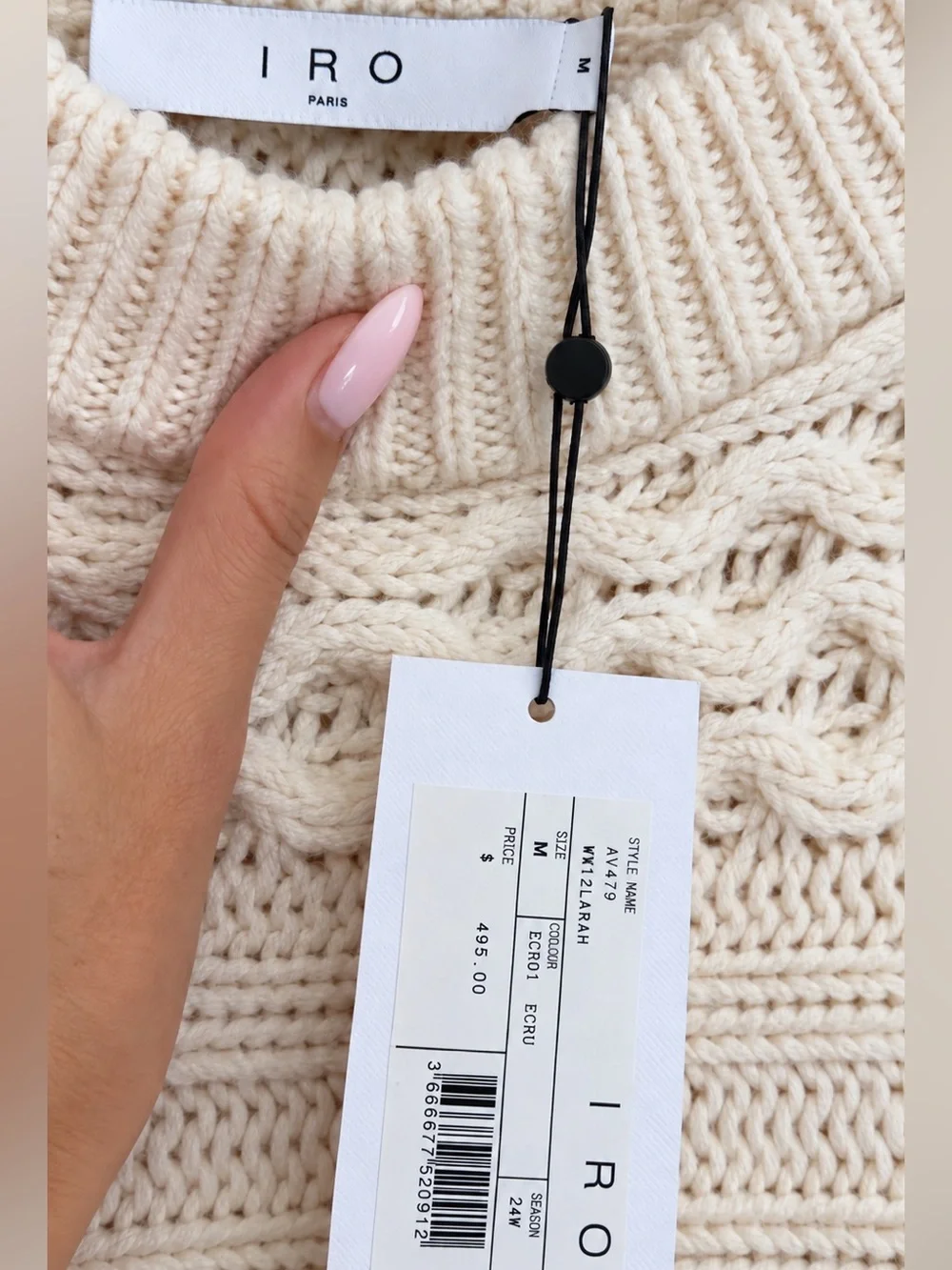 IRO Paris Larah Cable Knit Sweater